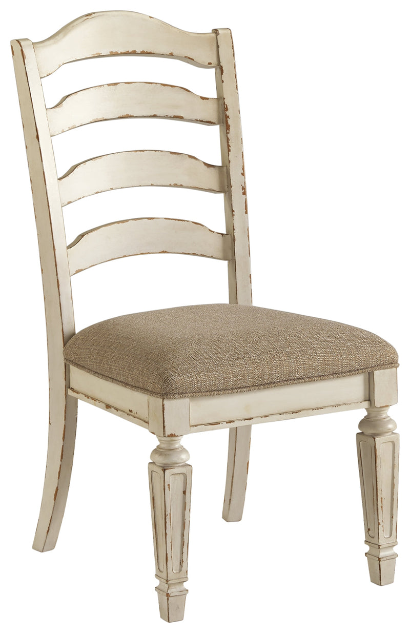 Realyn Chipped White Dining Chair D743-01