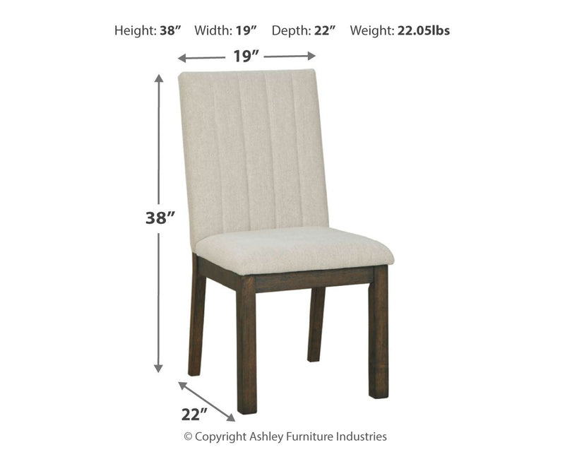 Dellbeck Beige Dining Chair