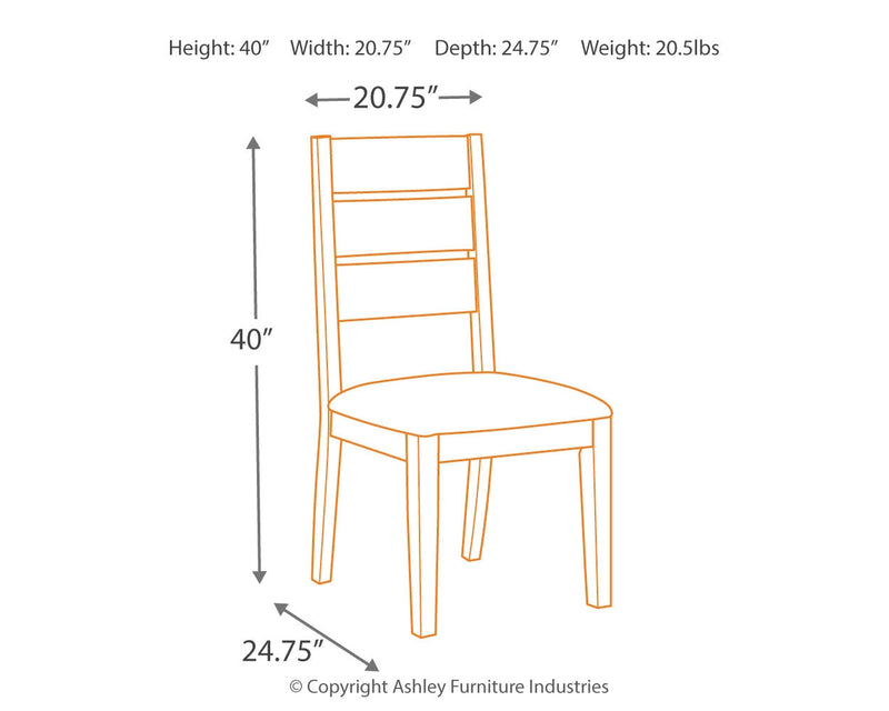 Grindleburg Antique White Dining Chair