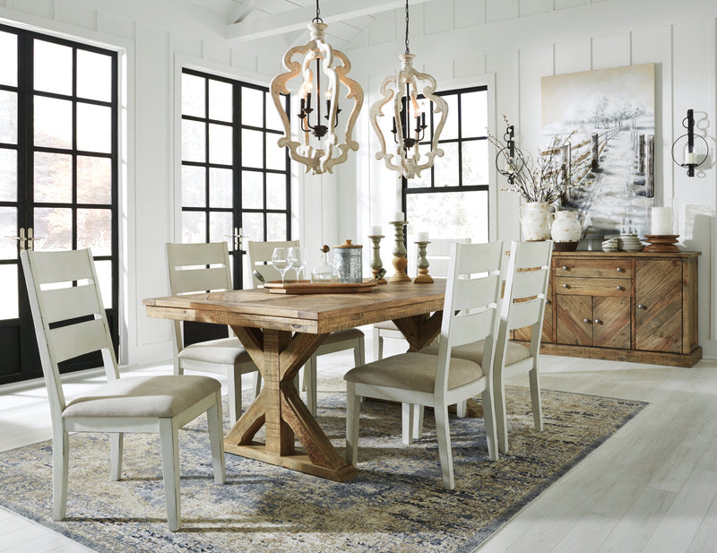 Grindleburg Light Brown Dining Table