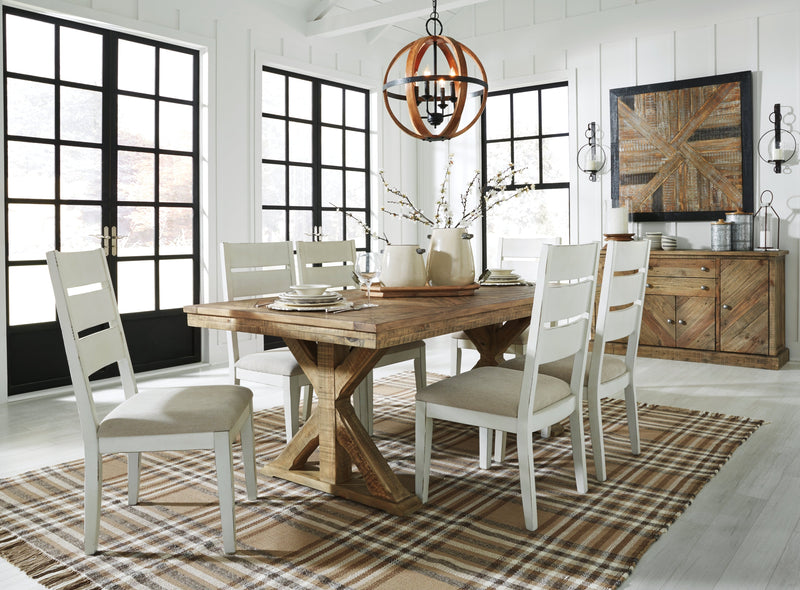 Grindleburg Light Brown Dining Table