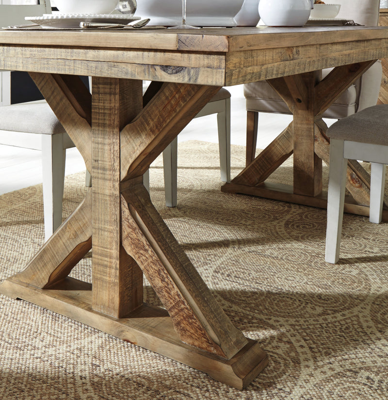 Grindleburg Light Brown Dining Table