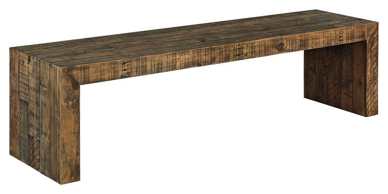 Sommerford Brown 65" Dining Bench