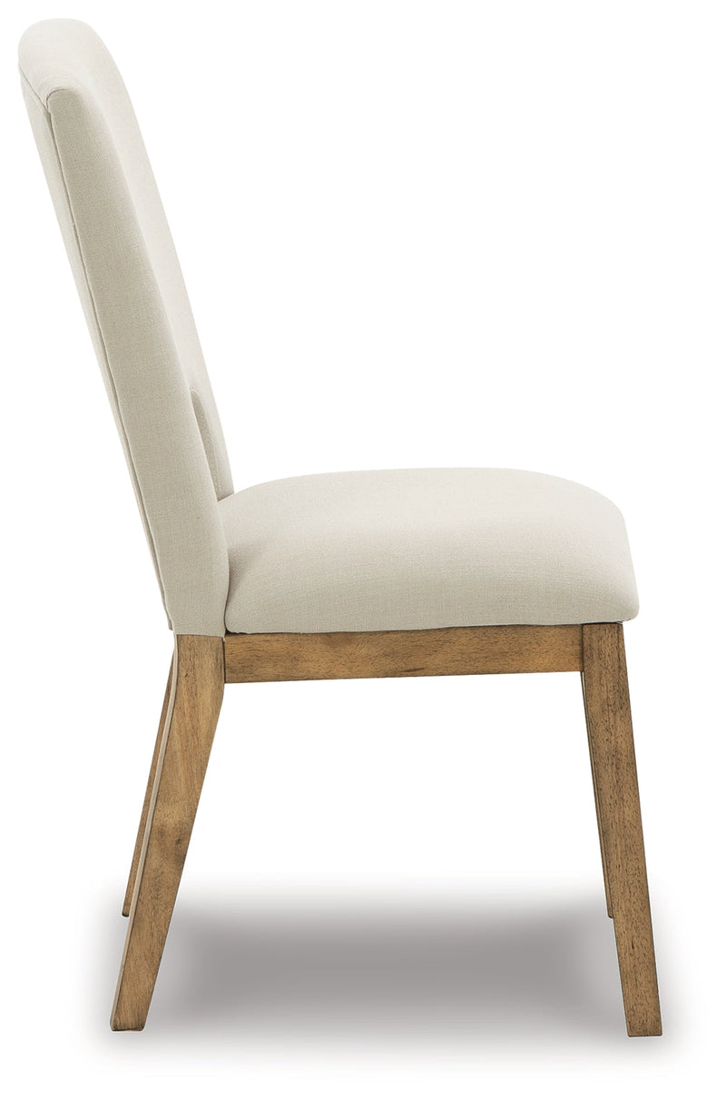 Dakmore Linen Brown Dining Chair