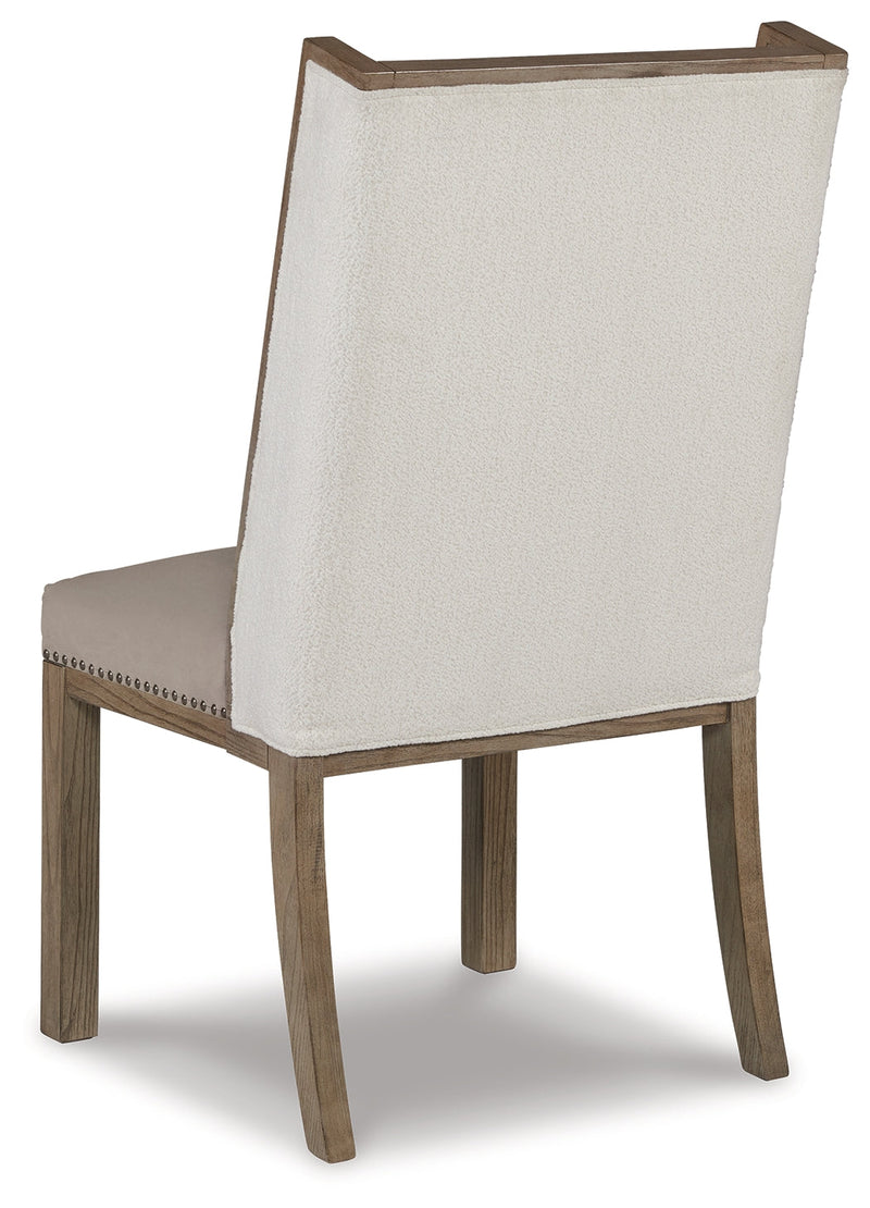 Chrestner Brown/beige Dining Chair
