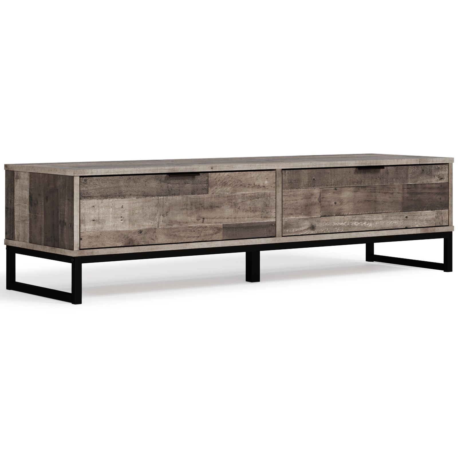 Neilsville Multi Gray Storage Bench