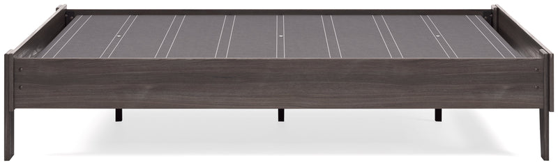 Brymont Dark Gray Full Platform Bed