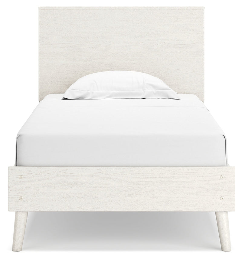 Aprilyn White Twin Bookcase Bed