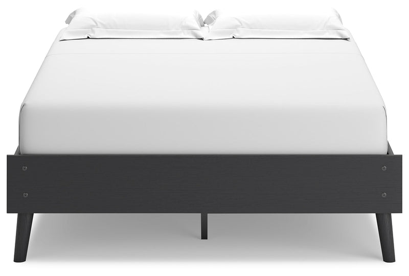 Charlang Black Full Platform Bed