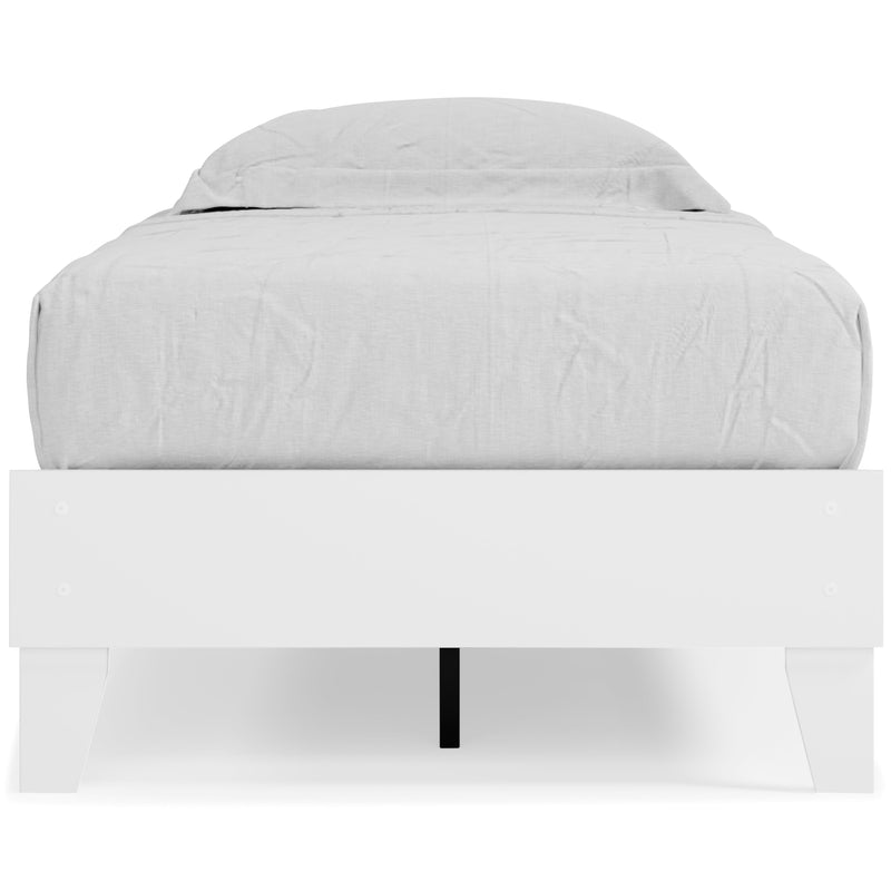 Piperton White Twin Platform Bed