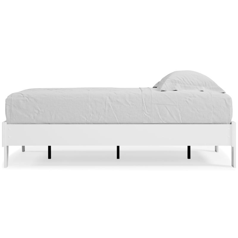 Piperton White Twin Platform Bed