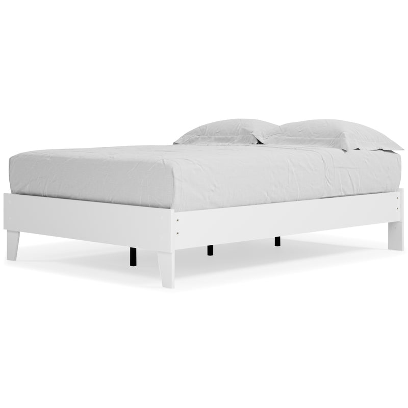 Piperton White Full Platform Bed