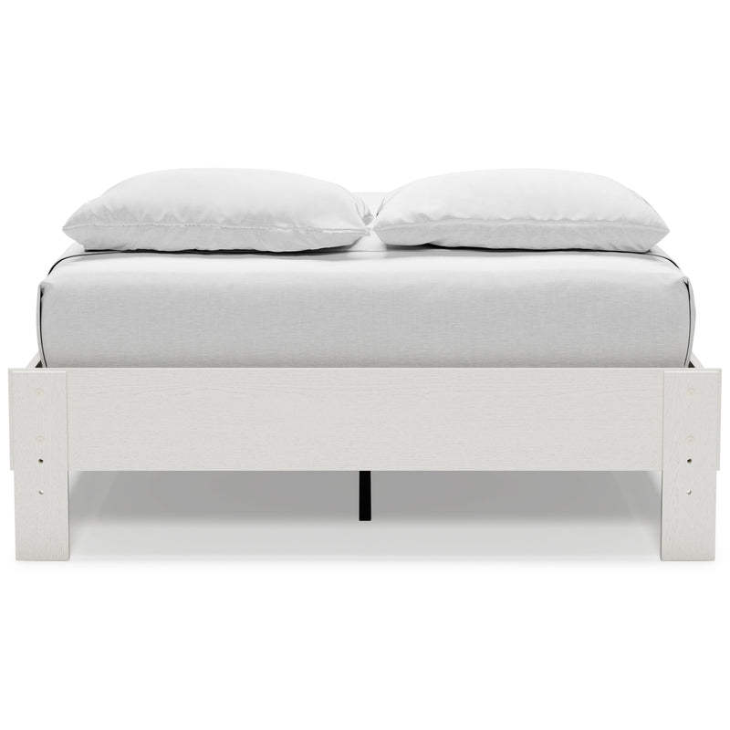 Vaibryn White Full Platform Bed