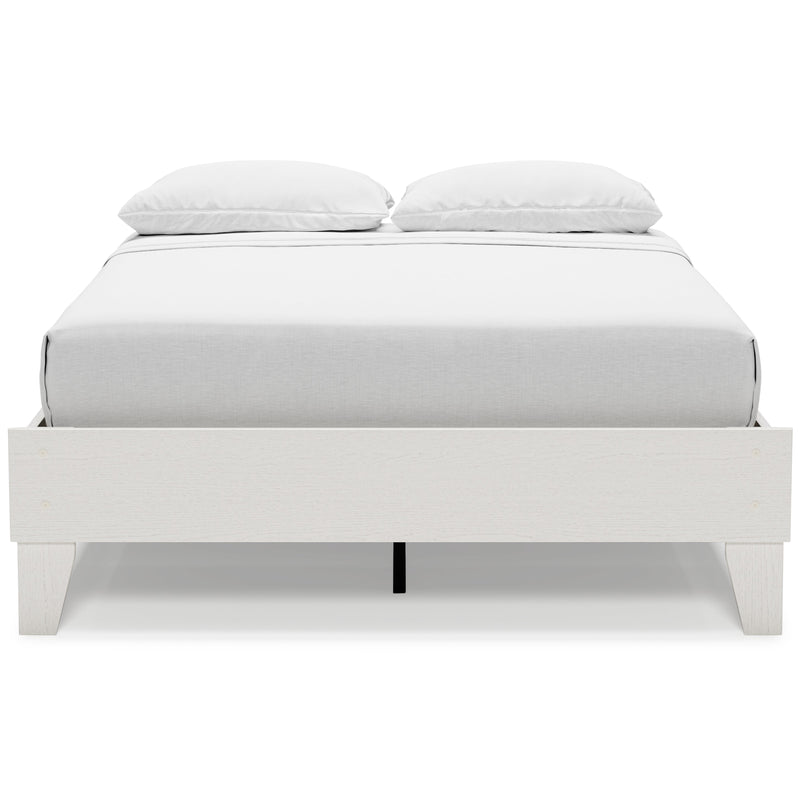 Vaibryn White Full Platform Bed