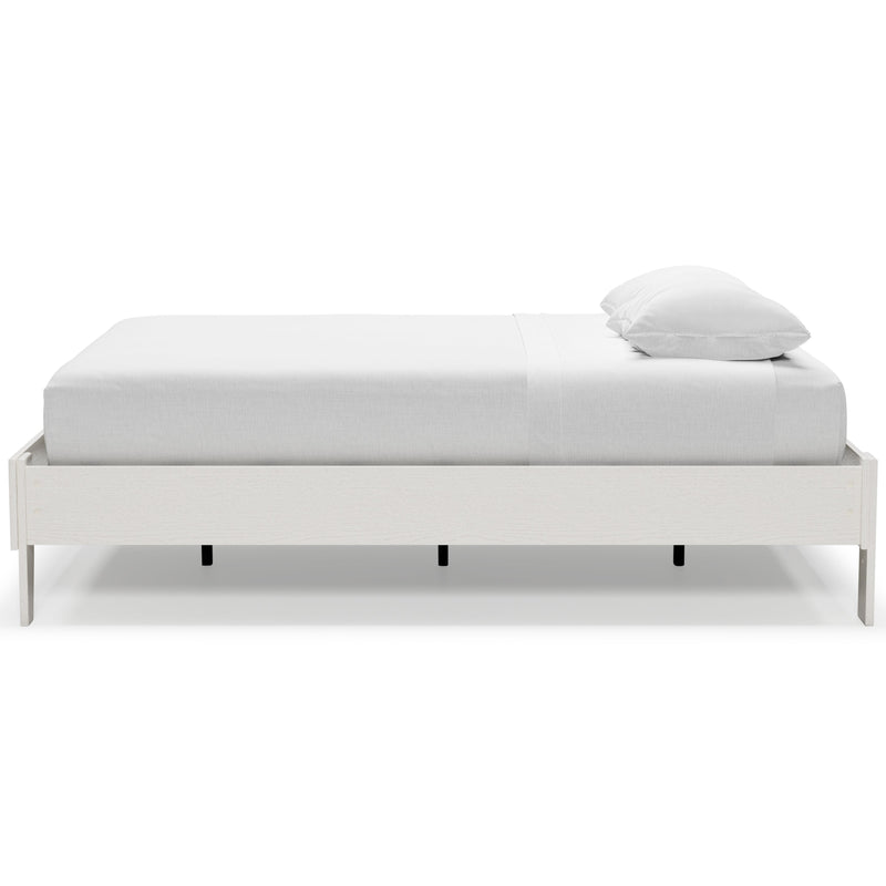 Vaibryn White Full Platform Bed