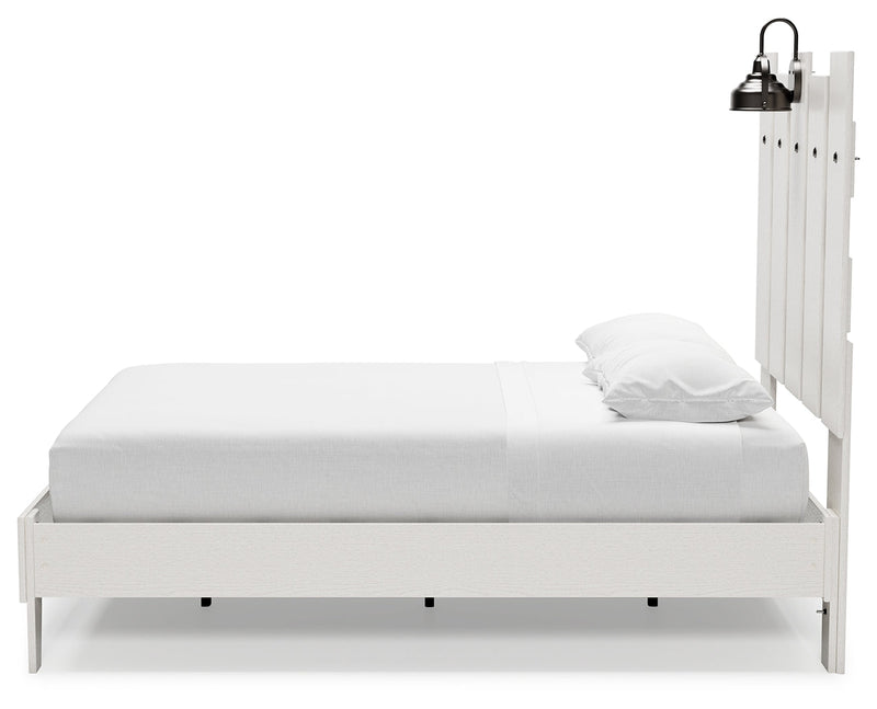 Vaibryn Two-Tone Full Panel Platform Bed