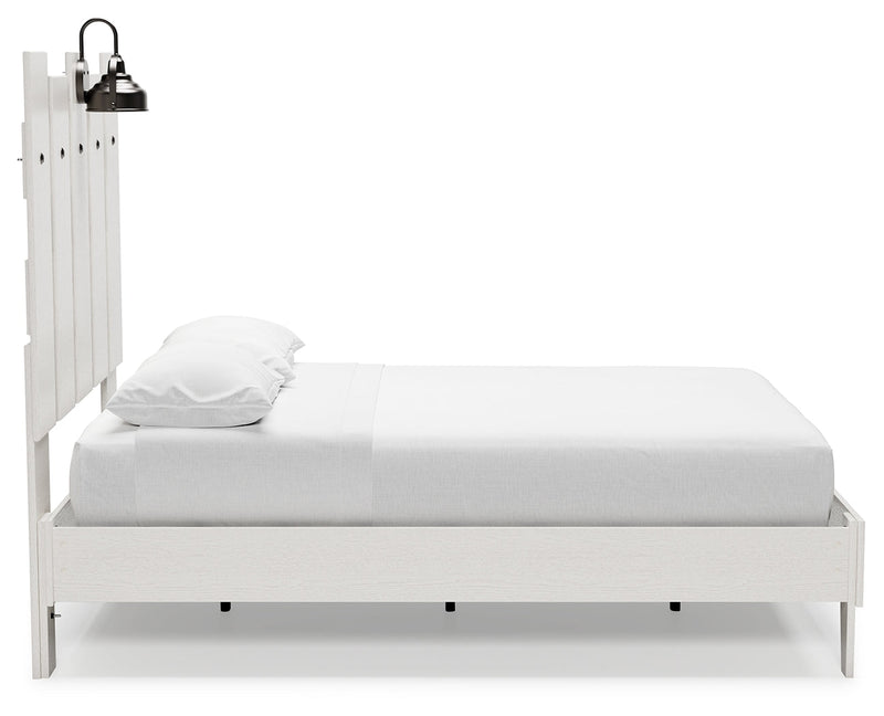 Vaibryn Two-Tone Full Panel Platform Bed