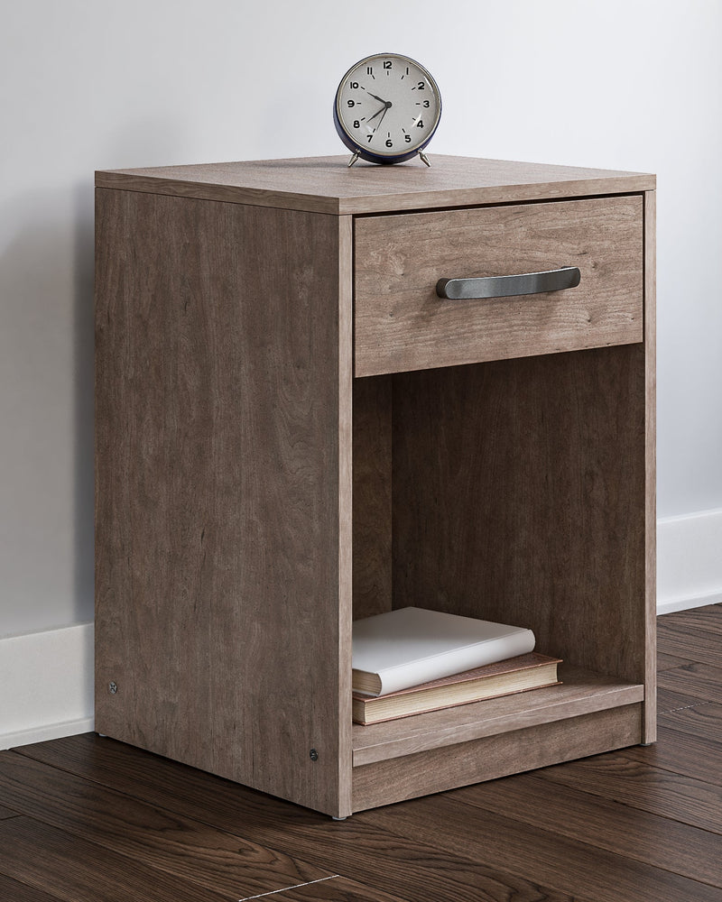 Flannia Gray Nightstand