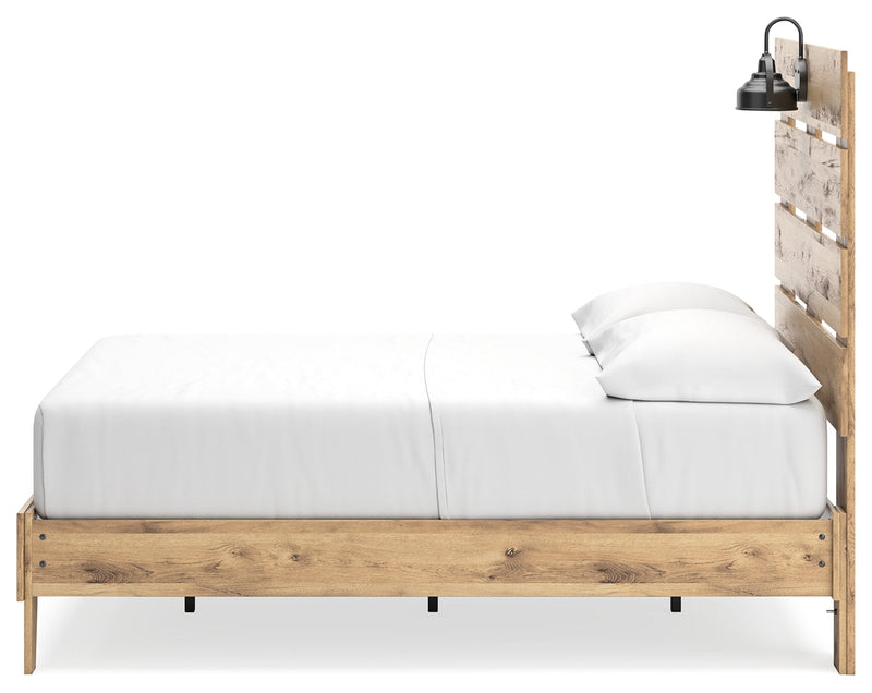 Larstin Brown Full Panel Platform Bed