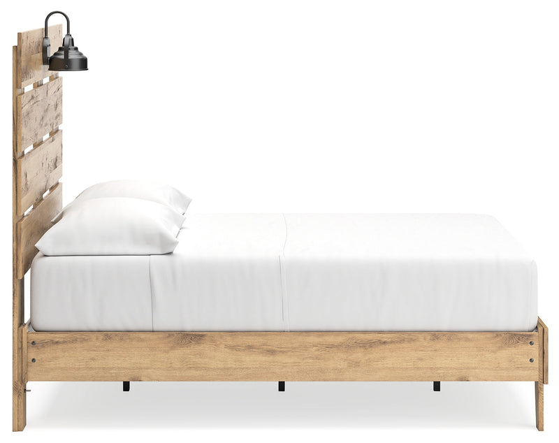 Larstin Brown Full Panel Platform Bed