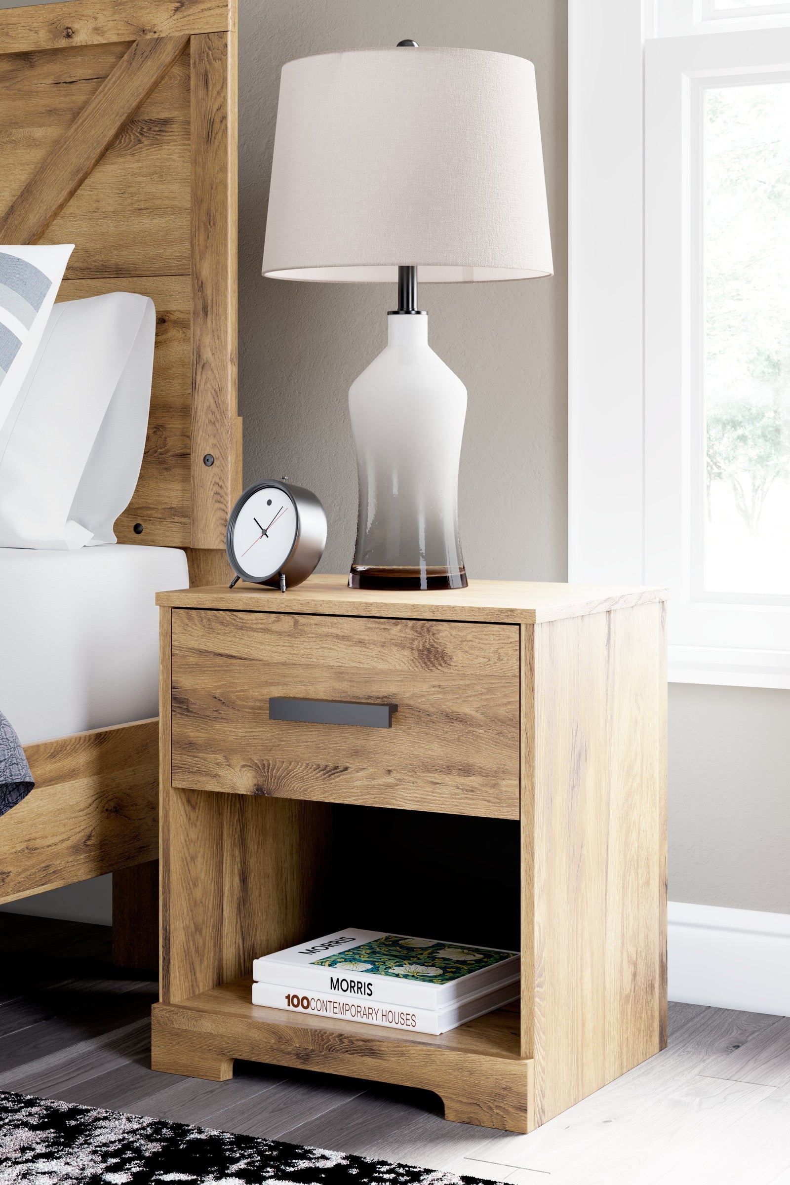 Larstin Brown Nightstand