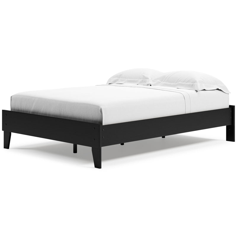 Finch Black Full Platform Bed