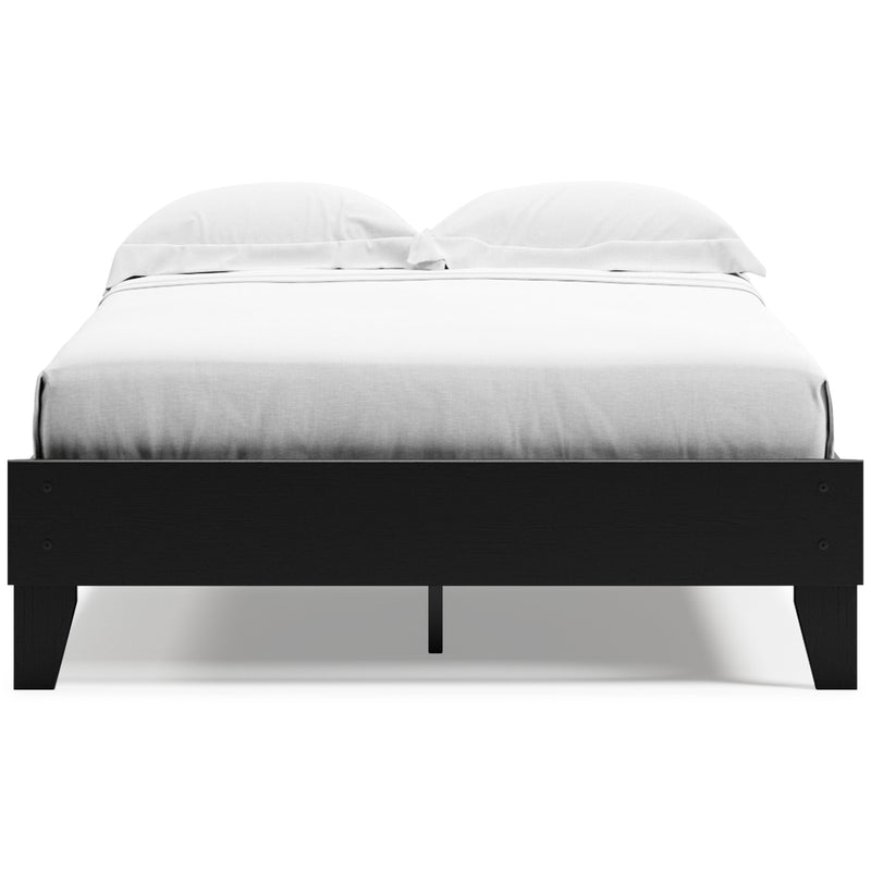 Finch Black Full Platform Bed