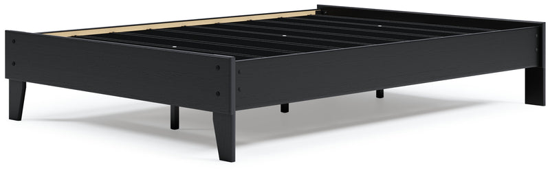 Finch Black Full Platform Bed