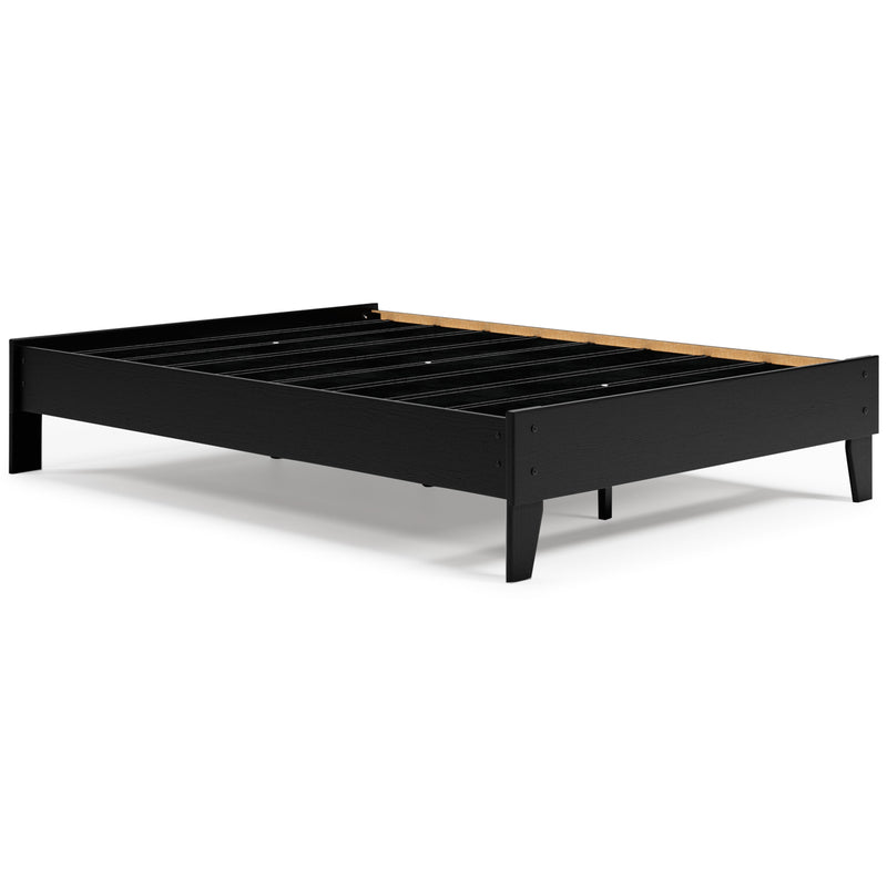 Finch Black Full Platform Bed