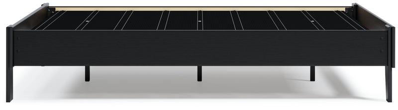 Finch Black Full Platform Bed