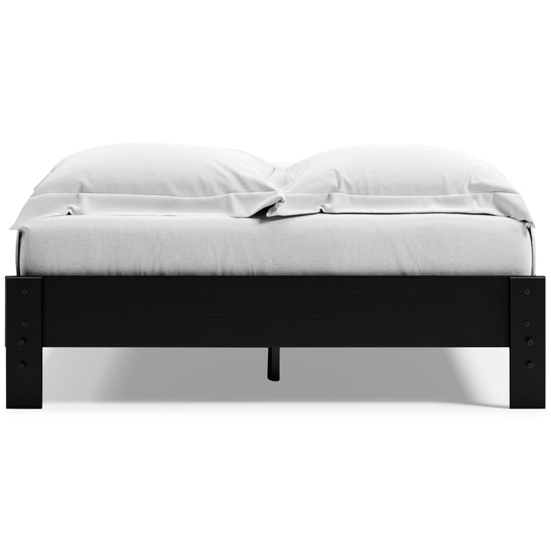 Finch Black Queen Platform Bed