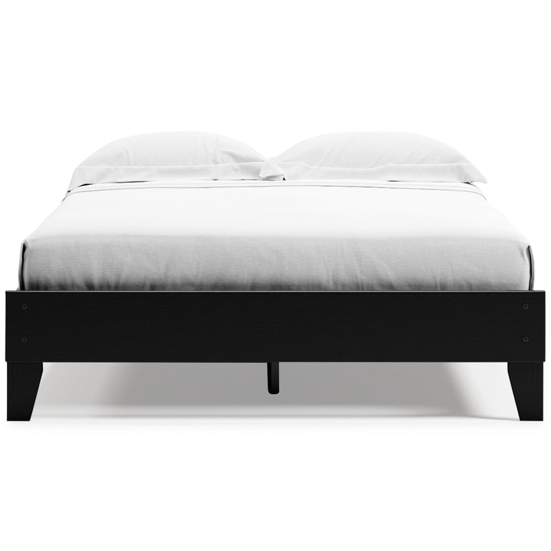 Finch Black Queen Platform Bed