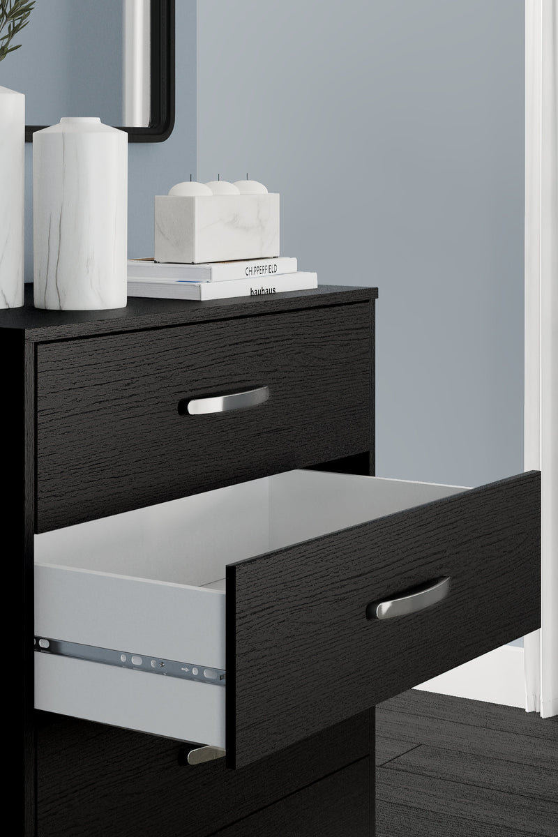 Finch Black Chest Of Drawers