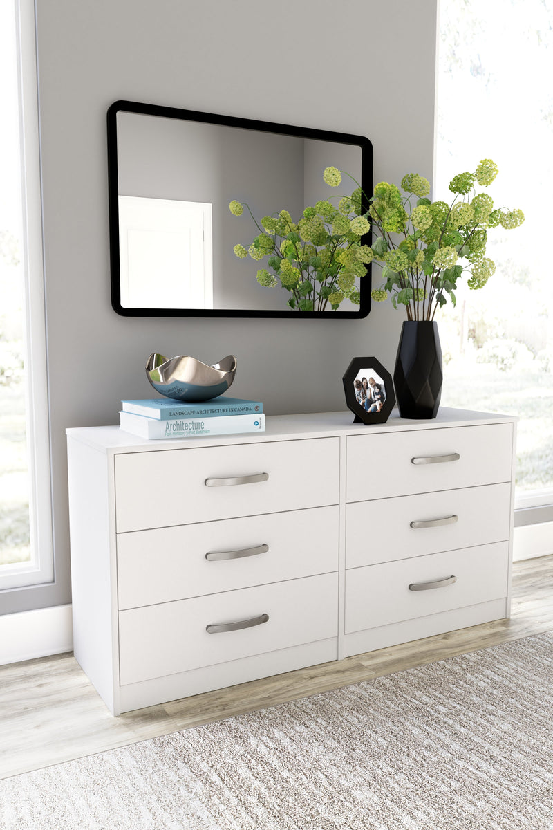 Flannia White Dresser