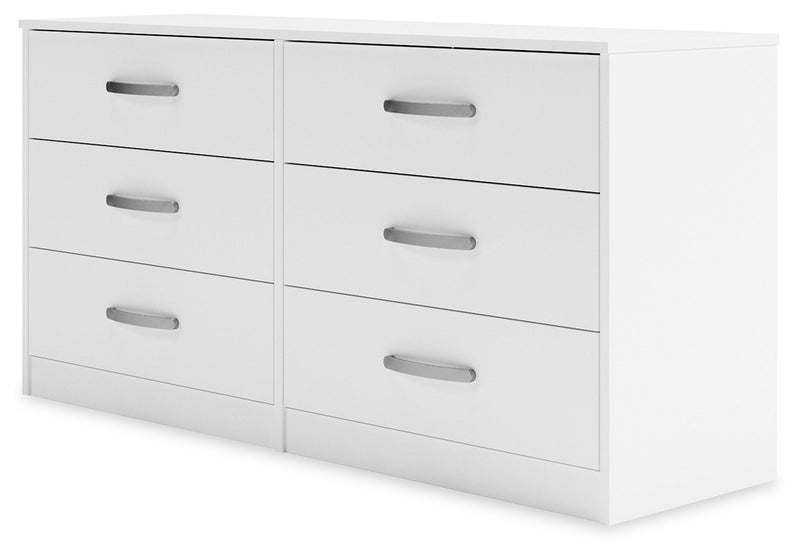 Flannia White Dresser