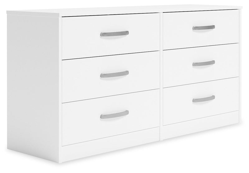 Flannia White Dresser