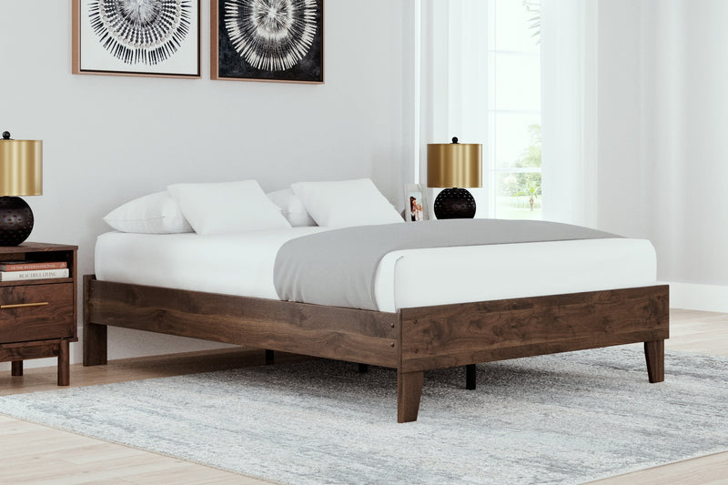 Calverson Mocha Full Platform Bed