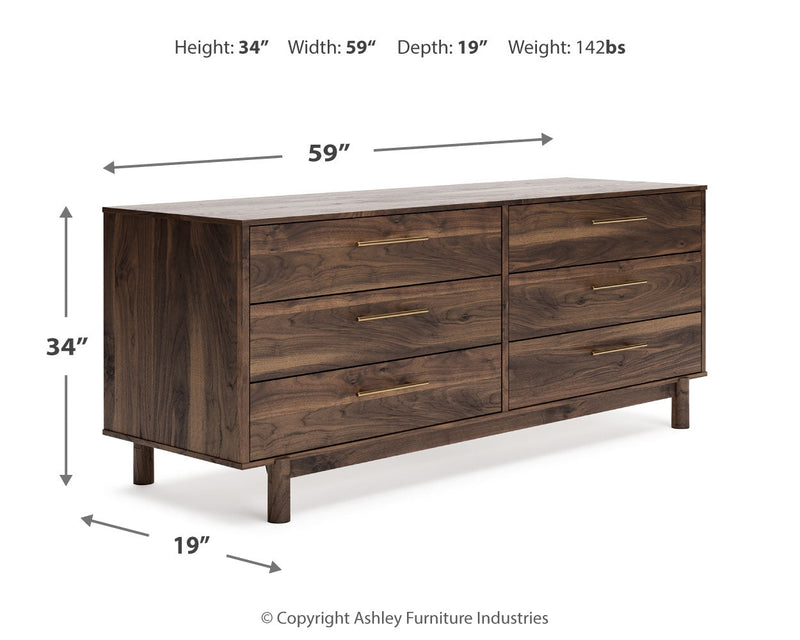 Calverson Mocha Dresser