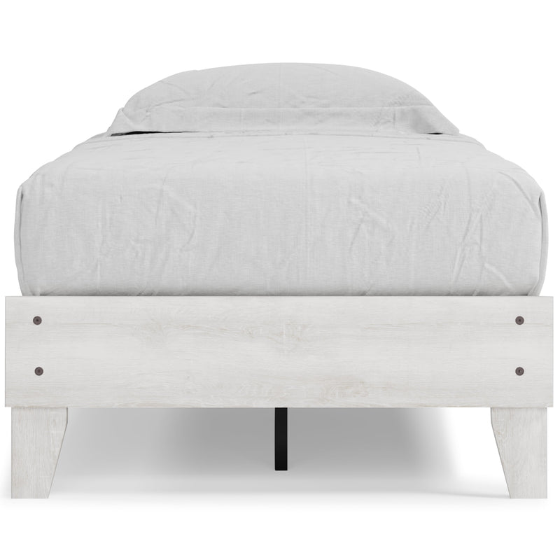 Shawburn Whitewash Twin Platform Bed