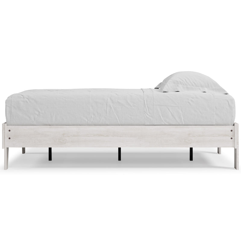 Shawburn Whitewash Twin Platform Bed