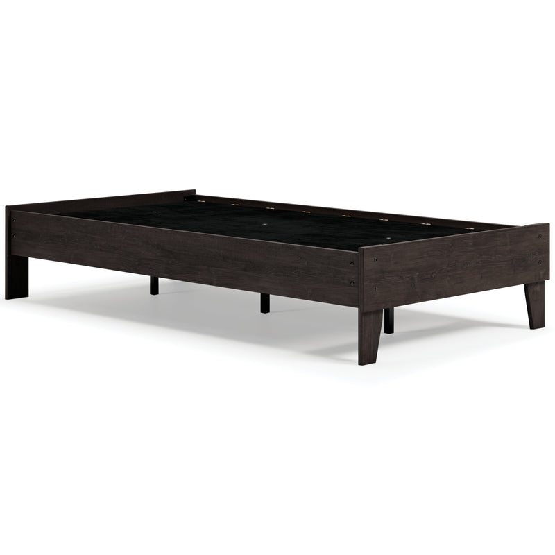 Piperton White Twin Platform Bed