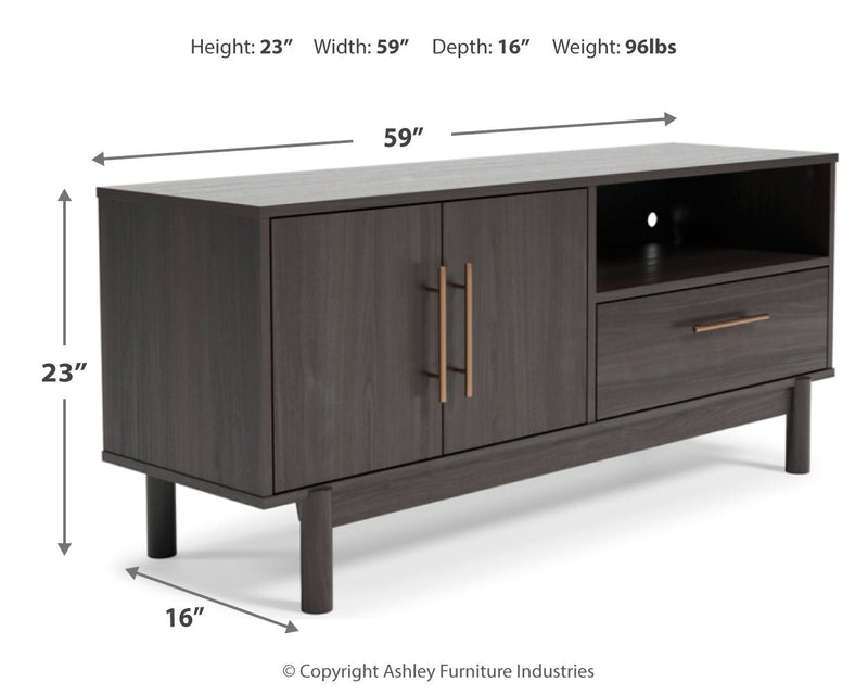 Brymont Dark Gray 59" Tv Stand