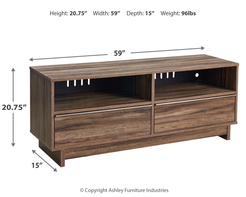 Shallifer Brown 59" Tv Stand