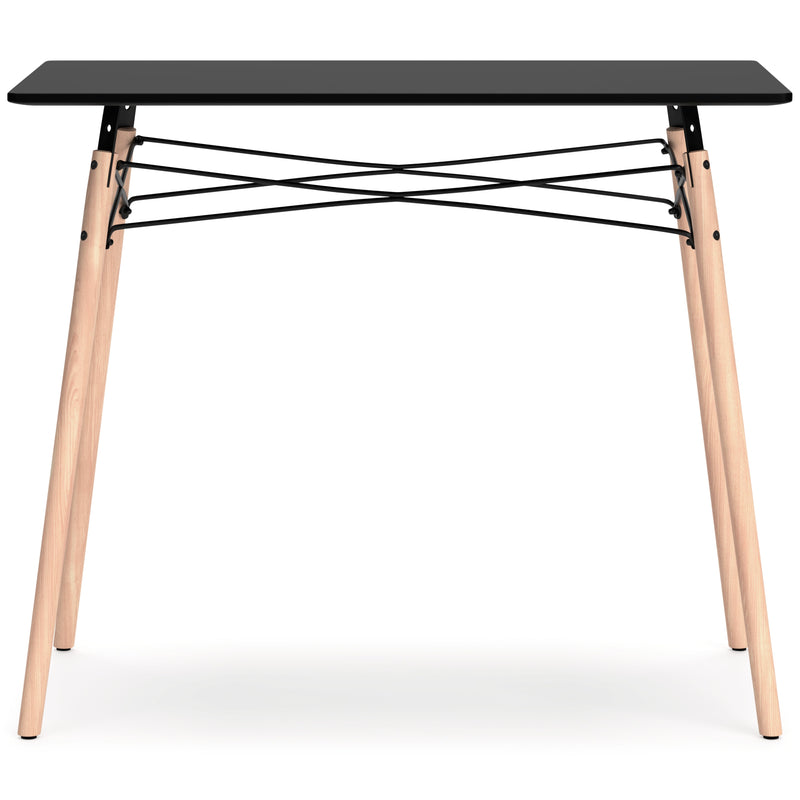 Jaspeni Black Natural Home Office Desk