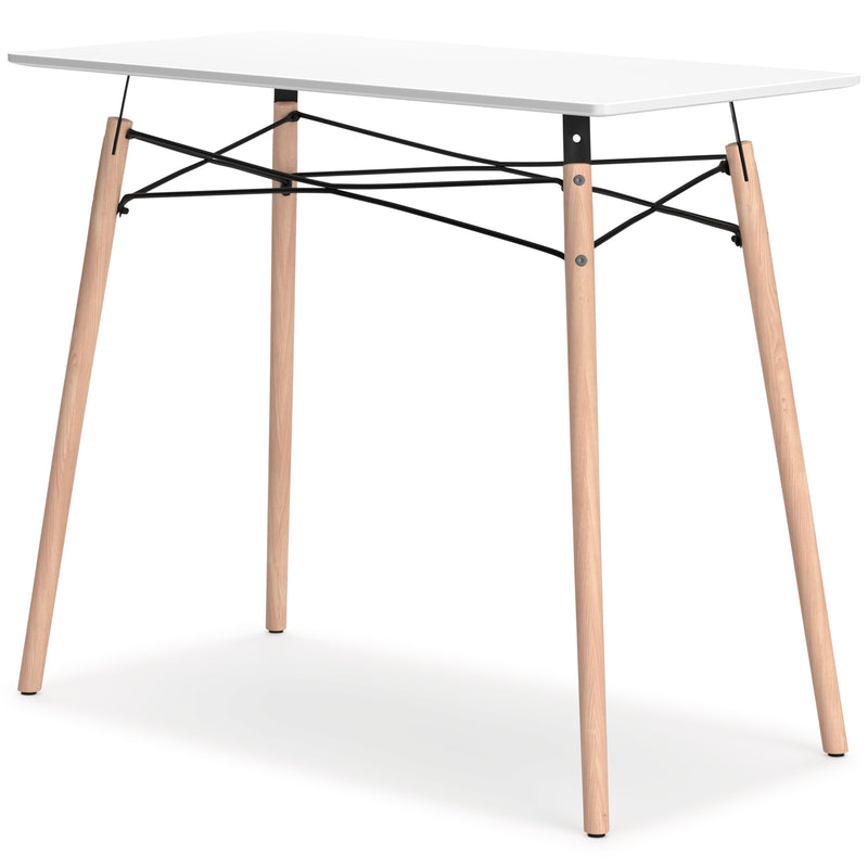 Jaspeni White Natural Home Office Desk