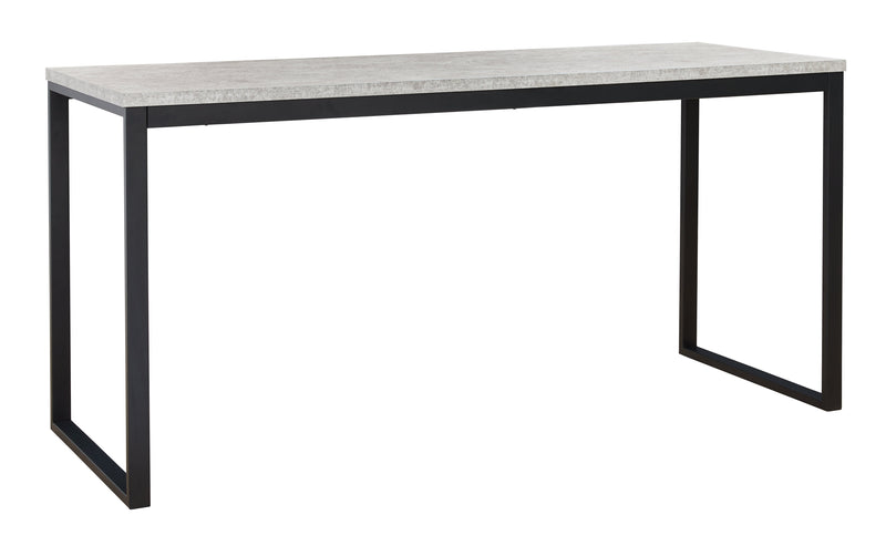 Lazabon Gray Black 63" Home Office Desk