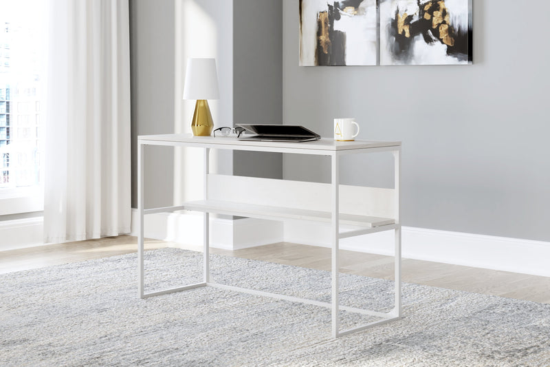 Deznee White Home Office Desk