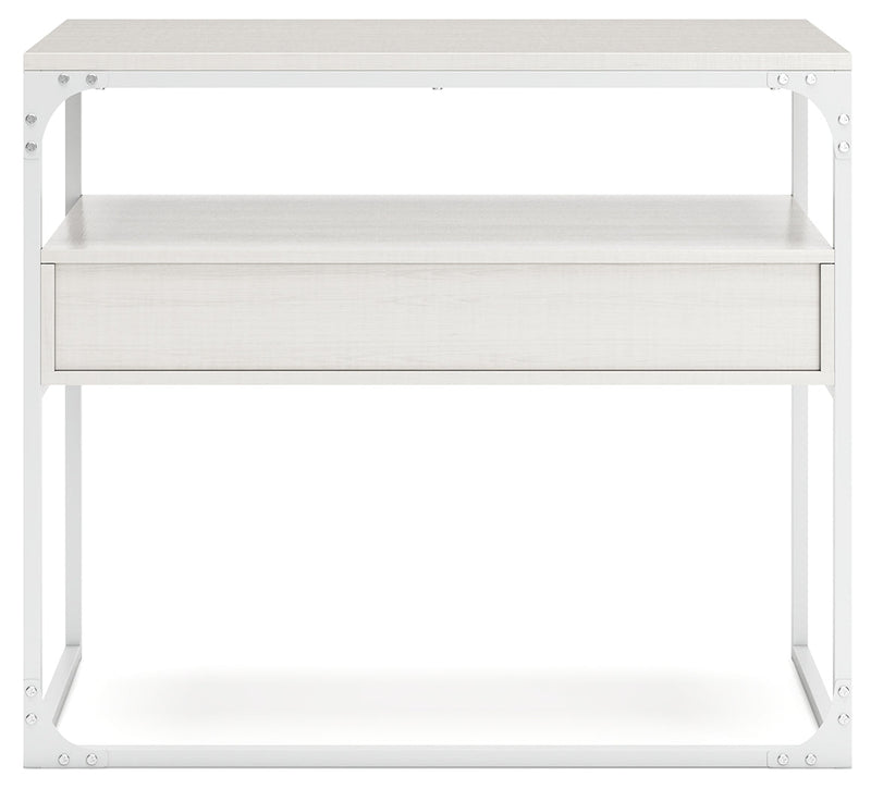 Deznee White Credenza