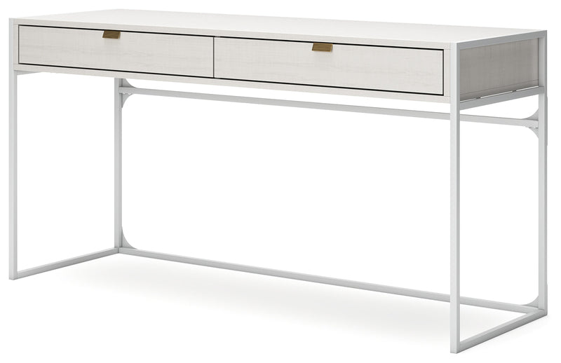 Deznee White Home Office Desk