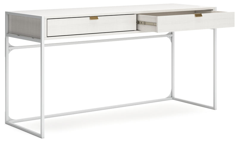 Deznee White Home Office Desk